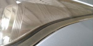 トヨタ ブレイド ヘッドライト リペア クラック 除去とスチーマー処理 -岡山 トータルリペア リペスタ -