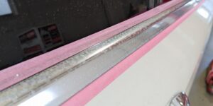 メッキモール磨き